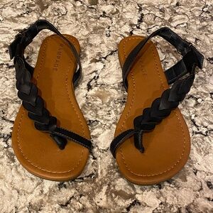 Rampage Navy Braided Sandals